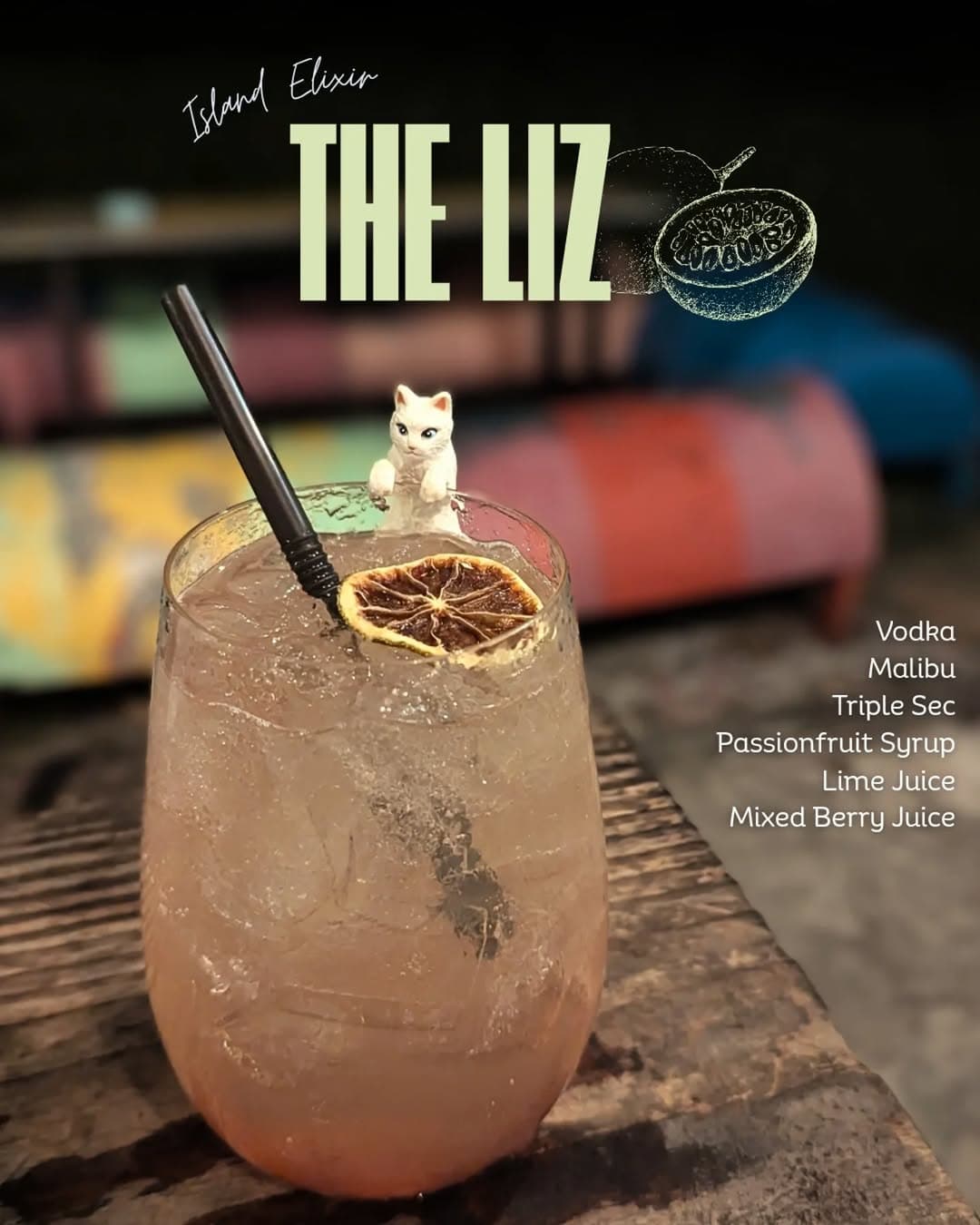 The Liz — signature cocktail at Brian's Bar